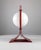 Red Acrylic Area Type Table Lamp attributed to Neal Small, 1960s For Sale - Image 5 of 10