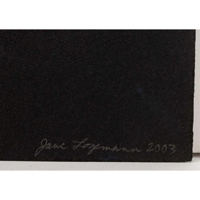 Paper Jane Logemann "Q" Mixed Media, 2003 For Sale - Image 7 of 8