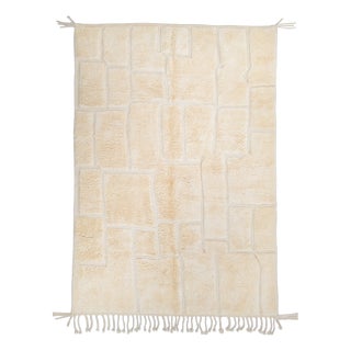Hand-Knotted Wool Rug by Azele Studio For Sale
