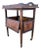 French Art Deco Folding Bar Cart with Drop-Leaf Shelves, Walnut Veneer, c. 1930 For Sale