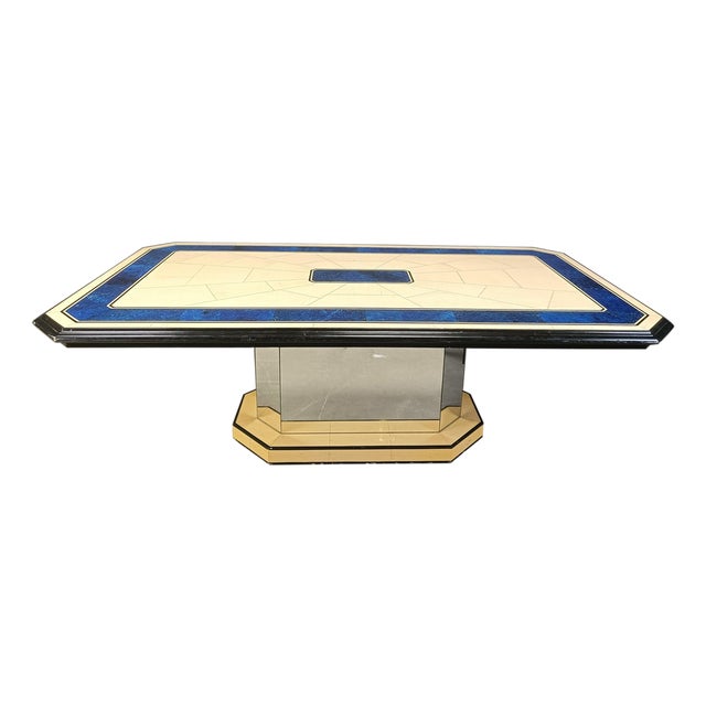 Vintage Lacquered Dining Table, 1970s For Sale