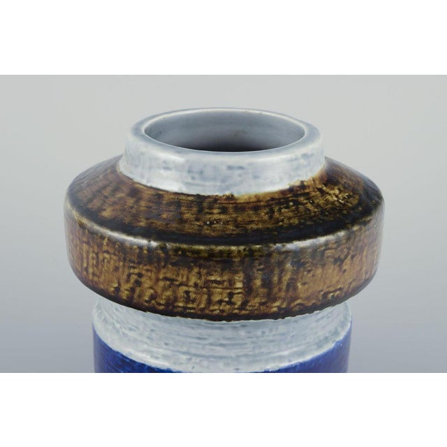 Titus Ceramic Vase in Stoneware by Olle Alberius for Rörstrand, Sweden, 1960s For Sale - Image 3 of 6