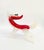 Vintage White and Red Murano Glass Fox Figurine attributed to Murano for Maestri di Murano, 1950s For Sale - Image 10 of 10