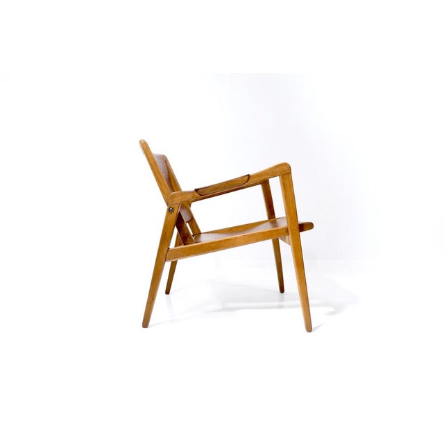 Vintage Swedish Armchair by Axel Larsson for Bodafors, 1948 For Sale - Image 11 of 18