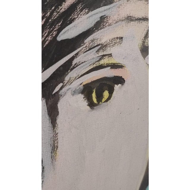 After Remo Brindisi, Untitled, Tempera, Framed For Sale - Image 6 of 14