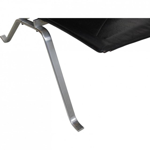 Pk22 Chair in Black Leather by Poul Kjærholm for Kold Christensen, 1970s For Sale - Image 10 of 18