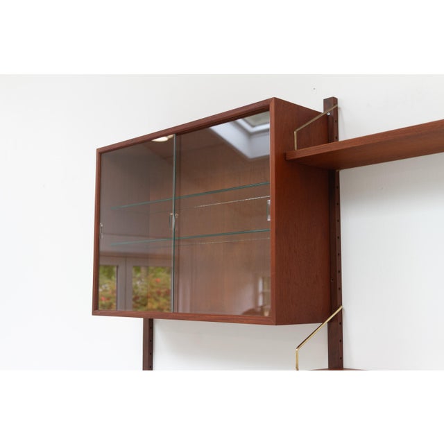 1960s Modern Danish Teak 2-Bay Modular Wall Unit by Poul Cadovius for Cado, 1960s For Sale - Image 5 of 18