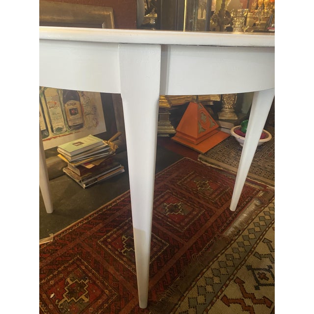 White Dinning Table, 1960s For Sale - Image 10 of 18