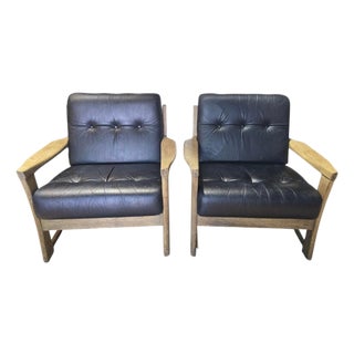 Brutalist Lounge Chairs from Sonja Wasseur Atelier, Netherlands, 1970s, Set of 2 For Sale
