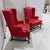 Vintage Pair of Red Leather Wingback Chairs For Sale In Atlanta - Image 6 of 7