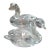 1980s Exquisite Pair of Signed Steuben Ny Crystal Duck Figurines For Sale