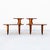 Restored Mid Century Modern Solid Walnut Sculptural Step Tables For Sale In Los Angeles - Image 6 of 12