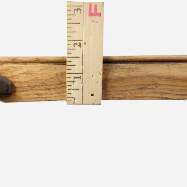 Brown Early 20th Century Wooden Hamilton Letterpress Storage Drawer Rustic Gallery Wall Decor California Job Case For Sale - Image 8 of 12