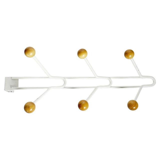 Iron and Wood Coat Rack, France, 1990s For Sale - Image 11 of 11