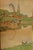 Wood Henri Cassiers Dutch Village Scene Print in Arts & Crafts Oak Frame For Sale - Image 7 of 17