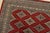 Bokhara Jaldar Rug 4’1” X 6’2” Red Wool Tribal Hand-Knotted Oriental Carpet For Sale In Philadelphia - Image 6 of 12