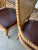 Set of 4 Twisted and Knotted Rope Motif Cane Back Arm Chairs, 1970s, in the Style of Napoleon III and Comini and Modonutti For Sale - Image 9 of 12