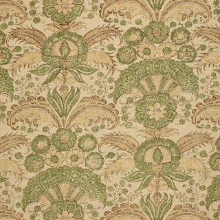 Schumacher Calicut Fabric in Mineral For Sale