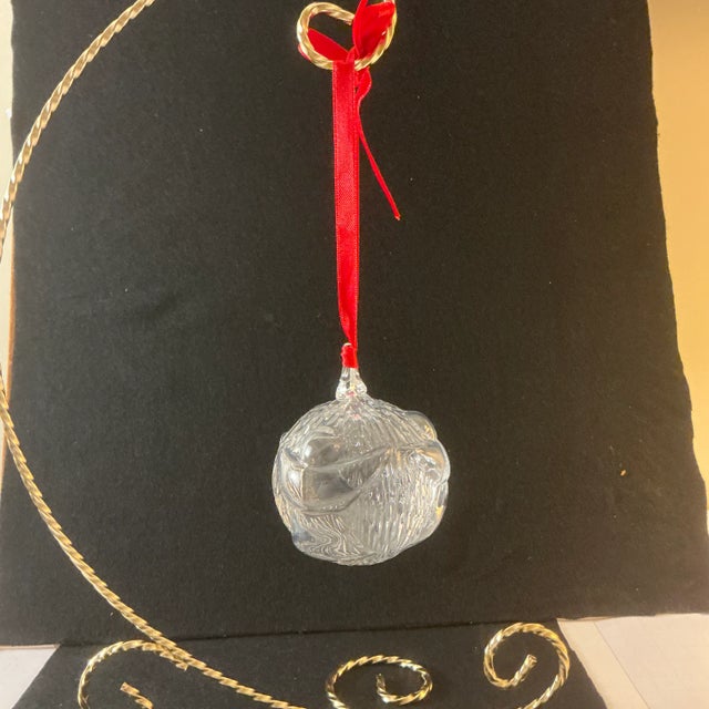 Steuben “Peace on Earth” Christmas Ornament For Sale In Washington DC - Image 6 of 7