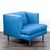 This CB2 lounge chair features a bold blue fabric and modern design. The chair offers deep, comfortable seating and...