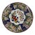 Mid 20th Century Japanese Imari Porcelain Plate in Blue and Gold For Sale
