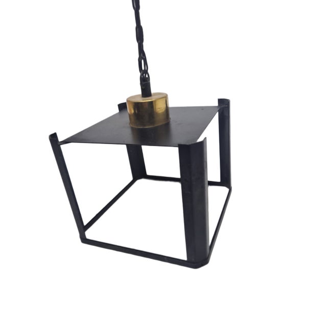 Postmodern Communist Pendant Lamp, Poland, 1970s, in Good conditions. Designed 1950 to 1959 European Plug (up to 250V).The...