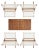 Wood Blaze 5 Piece Living Set - Natural/White For Sale - Image 7 of 8