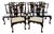 Antique Mid 19th Century Irish Carved Mahogany Dining Chairs with Carvers and Ball & Claw Feet, 1850s, Set of 10 For Sale