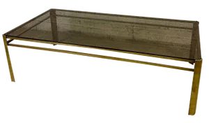 Bronze Coffee Table by Jacques Quinet, 1960s