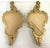 Vintage Sweet Petite Gold Scroll Wall Mirrors- A Pair For Sale - Image 10 of 14