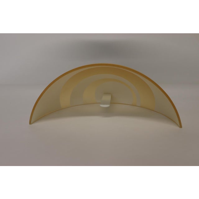 1990s Modern "Giro" Wall Lamp Murano Amber Glass For Sale - Image 11 of 13