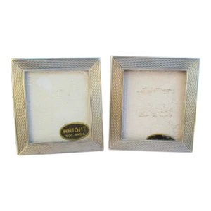Pair of Vintage Sterling Silver Photo Frames- Pair of 2