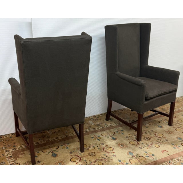Hickory Chair for Henredon Delaware Host Chairs, Pair For Sale - Image 4 of 12