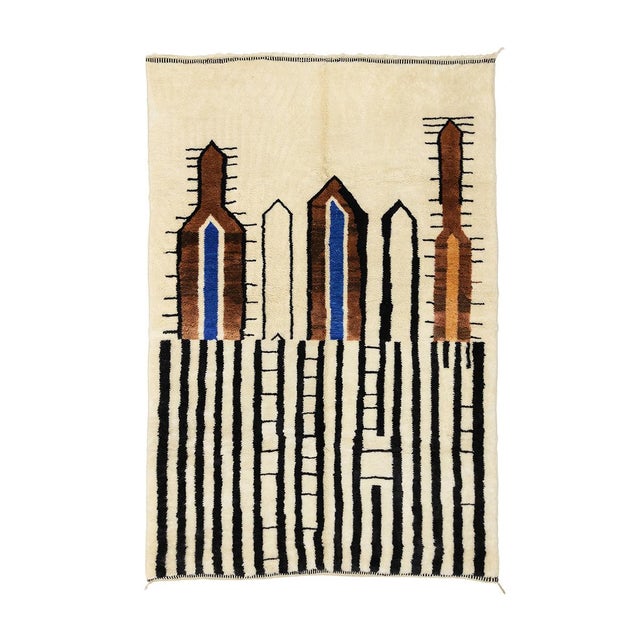 Hand-Knotted Wool Premium Rug by Azele Studio For Sale - Image 11 of 11
