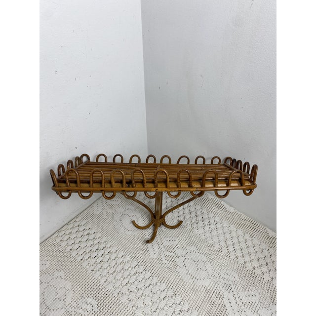 Wall Shelf in Rattan and Bamboo attributed to Franco Albini, Italy, 1960 For Sale - Image 14 of 15