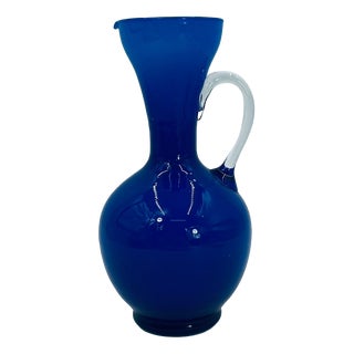 Vintage Art Glass Vase, 1975 For Sale