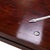 Brown 1990s Large Mahogany Slab Table With Chrome Accents For Sale - Image 8 of 9