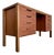 Mid-Century Modern Teak and Oak Twin Pedestal Desk by Alfred Cox, 1960s For Sale