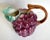 Figurative Vintage Italian Grape Figurative Ceramic Pitcher For Sale - Image 3 of 10
