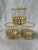 Vintage Culver Antigua 22k Gold Lowball Glasses Set of 3 For Sale - Image 10 of 13