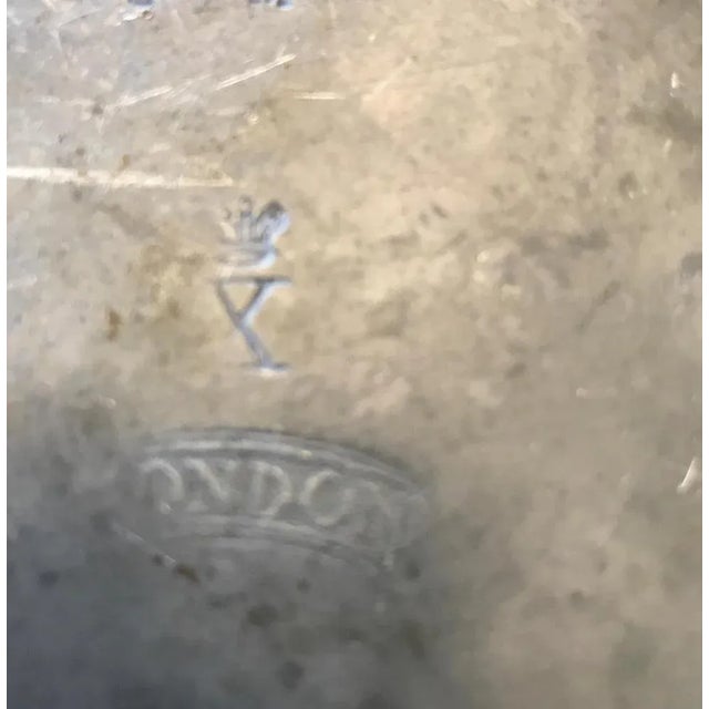 19th Century London Plate in Pewter with Spoons Puter, 1880s, Set of 8 For Sale - Image 6 of 9