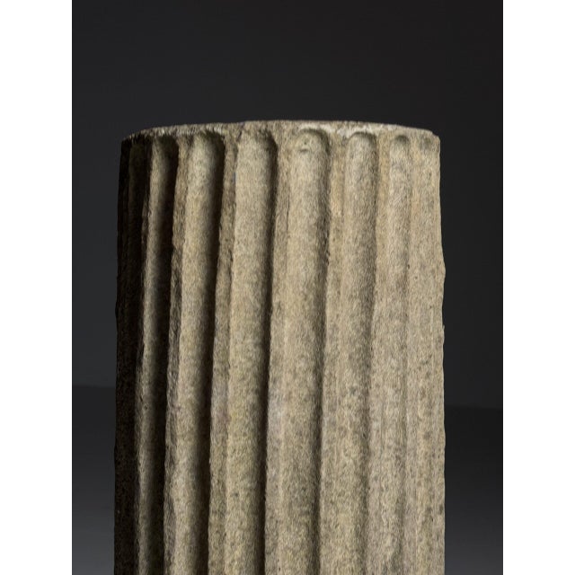 Vintage Composite Stone Column For Sale - Image 10 of 13