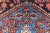Early 20th Century Antique Persian Bidjar Carpet With Variety of Blue Colors, Red, and Salmon For Sale - Image 5 of 13