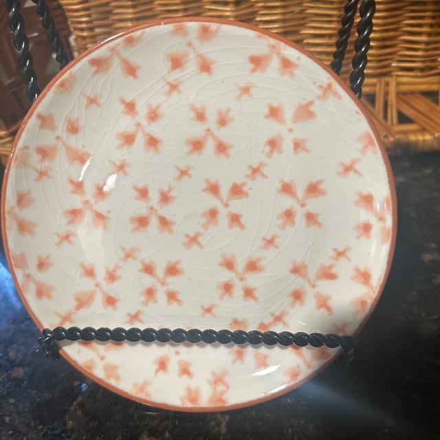 Mid-Century Modern Ceramic Southern Living Bread Plates - Set of 7 For Sale - Image 3 of 8