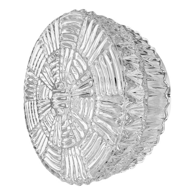 Vintage Glass Wall Light, 1970s For Sale