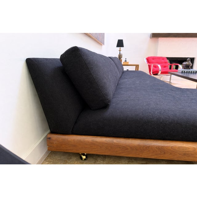 1960s MCM Adrian Pearsall Grand Boomerang Sofa W/Certificate of Authenticity For Sale - Image 5 of 10