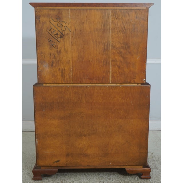 1950s Stickley Anniversary Edition Cherry Tallboy 8 Drawer High Chest For Sale - Image 15 of 18