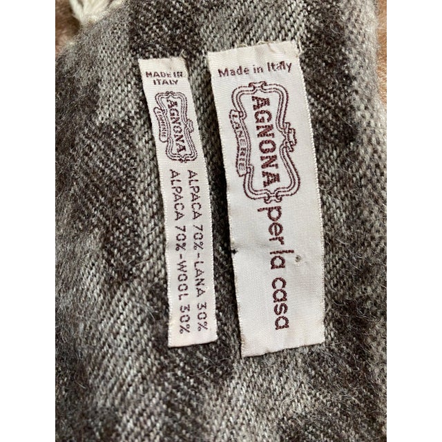 Italy 1990s Agnona, Per La Casa Alpaca Throw..... "Great Valentines Gift”! Vision and Quality of Hermes' For Sale - Image 4 of 5