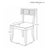 Matthew Izzo Home Britta Cerused Oak Side Dining Chair With Cane Back and Upholstered Performance White Linen Seat For Sale In New York - Image 6 of 7