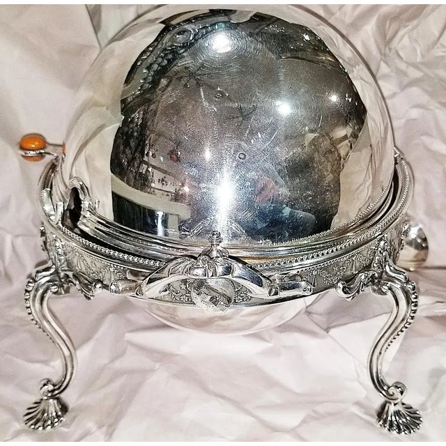 Late 19th Century English Roll Top Breakfast Server For Sale In West Palm - Image 6 of 12